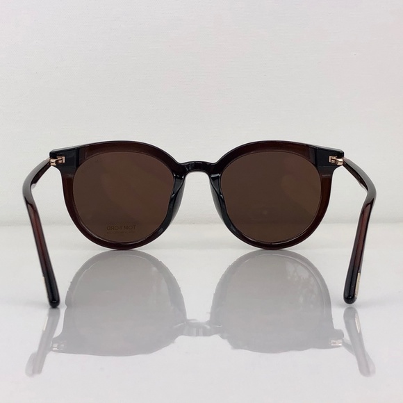New TOM FORD Brown Rounded Sunglasses 807-K/S - Picture 8 of 16
